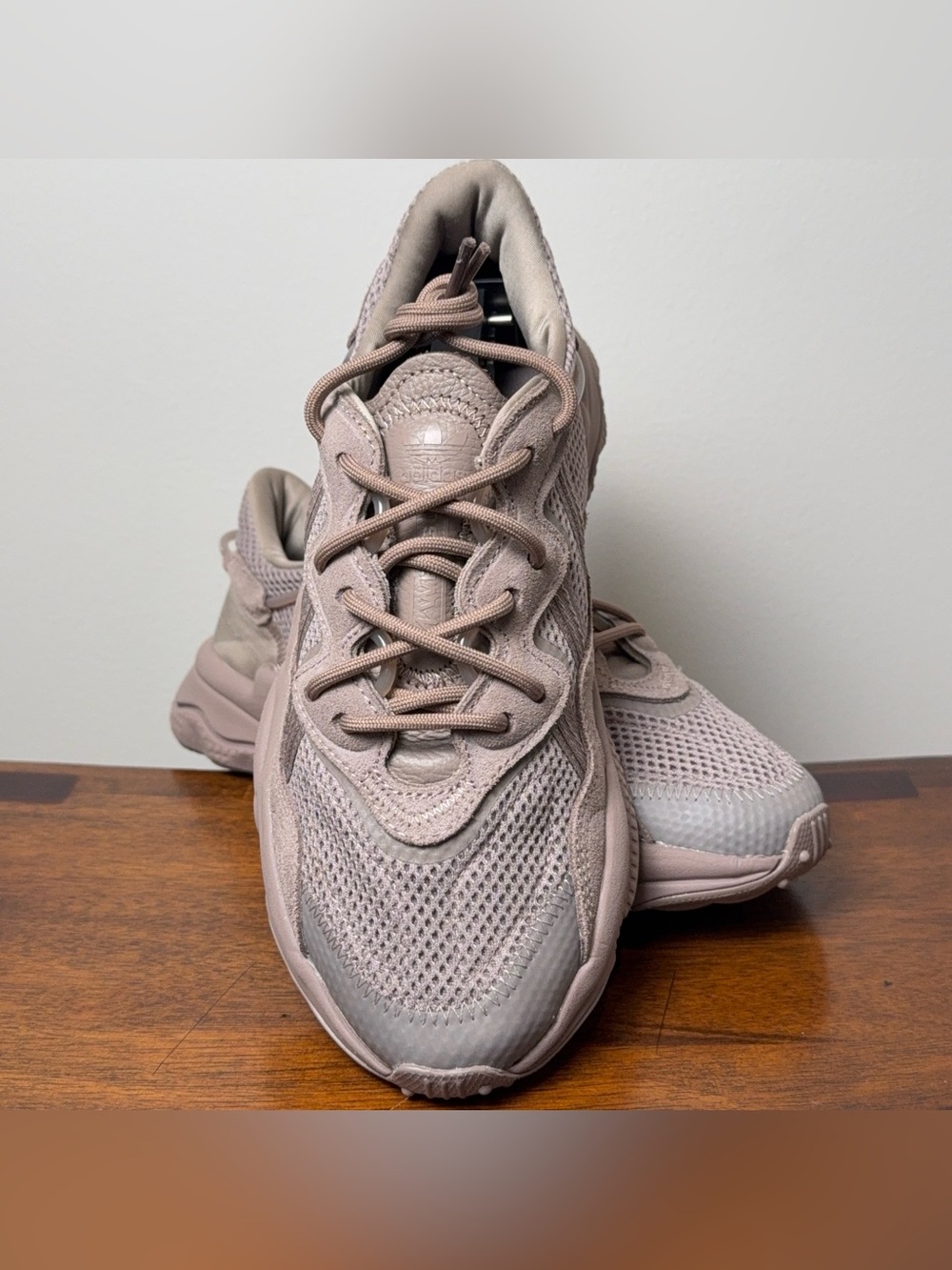 adidas Ozweego Women’s Size 6.5 Lava Grey GY3165 Suede Mesh Sneakers